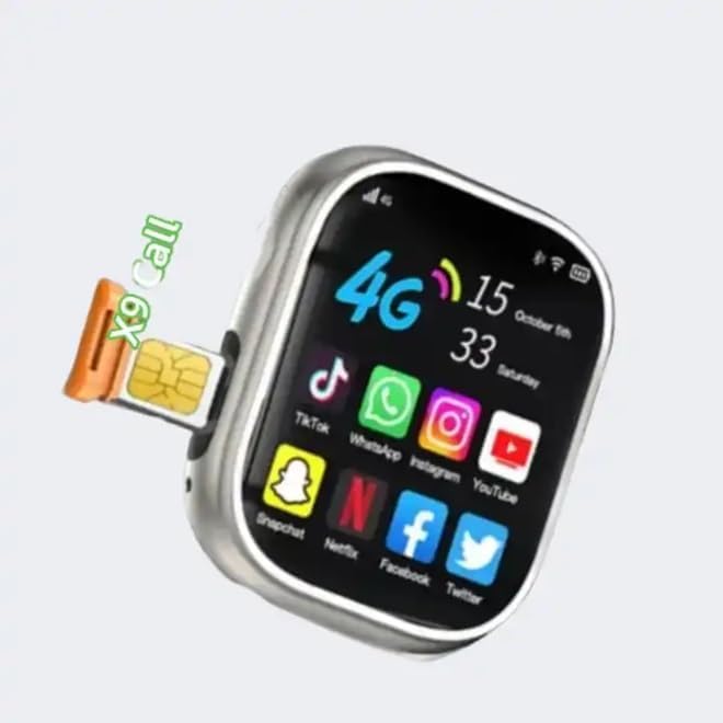 4GB Ram 64GB Rom X9 CALL 4G Ultra Smart Watch 2.2 inch Display 3 Pairs strap 4G Call Compass Wifi GPS Series 8 Ultra Sim Card Ultra Smartwatch