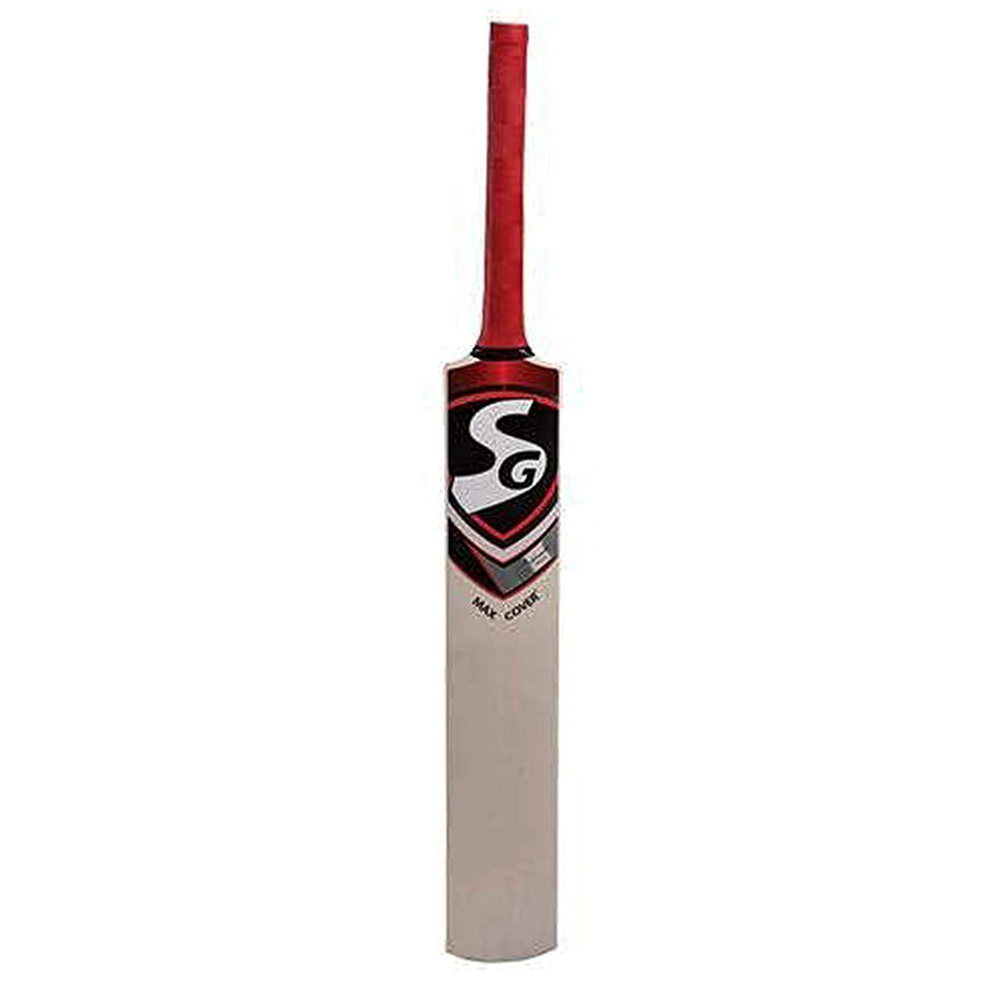 SG Max Cover Kashmir Willow Cricket Bat (Size: Size 5, Leather Ball)