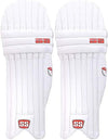 Ss Sunridges 10050044 College Batting Cricket Leg Guards, 1 Pair 25 Inch, White