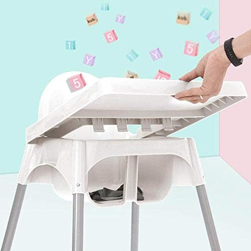 BEONE Baby Highchairs, Junior High Chair with Tray, White