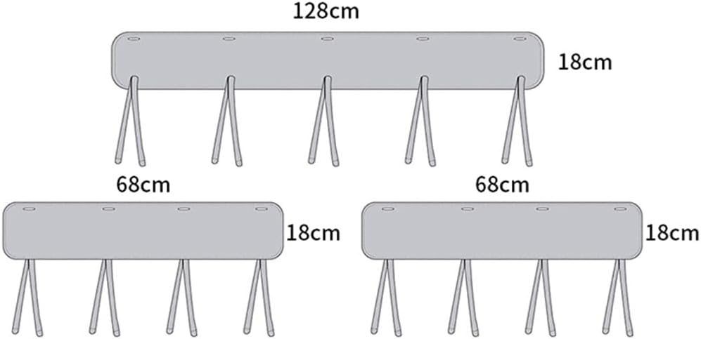 Sawanork Crib Rail Cover, Bed Soft Edge Protector, Anti-Collision Strip Corner Cover Bed Protection for Child Baby (3Pcs-One Set, Gray)