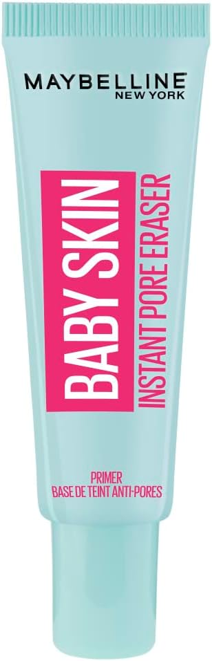 Maybelline New York Baby Skin Instant Pore Eraser Foundation Primer, Transparent, 22 Ml