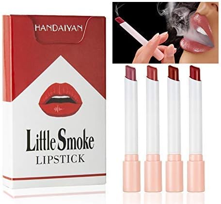 Handaiyan Silky Smooth 4 Color Set Cigarette Box Little Smoke Rich Lipstick Set