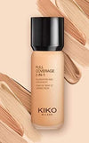 Kiko Milano Full Coverage 2-In-1 Foundation & Concealer, 25ml, 07 Face Foundations, Warm Beige 30