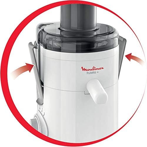 Moulinex Fruitelia Plus Juice Extractor, 350 Watts, White, Plasticl, Ju370127, min 2 yrs warranty