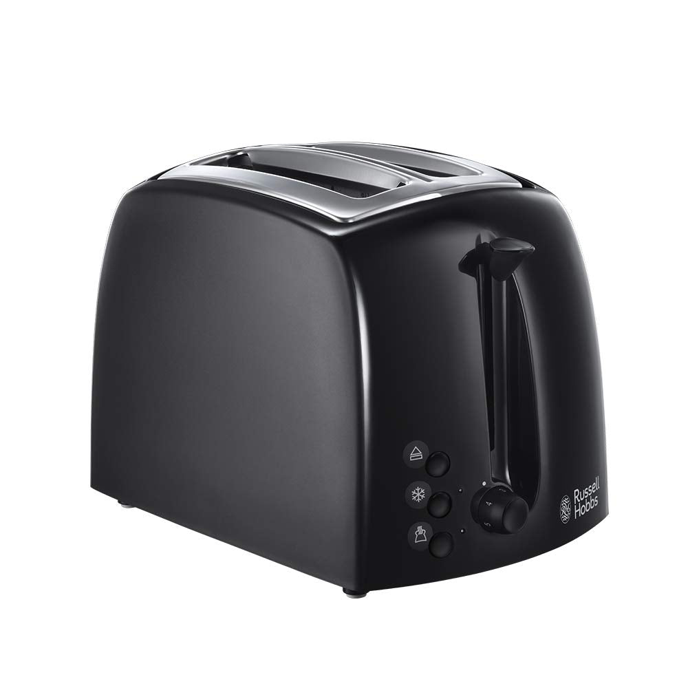 Russell Hobbs 21641 Textures 2-Slice Toaster, 700-850 W, Black