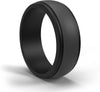 POPCHOSE Mens Silicone Wedding Rings, Silicone Rings Mens Silicone Rubber Wedding Bands for Men Size 7 8 9 10 11 12 13, 1 Pack