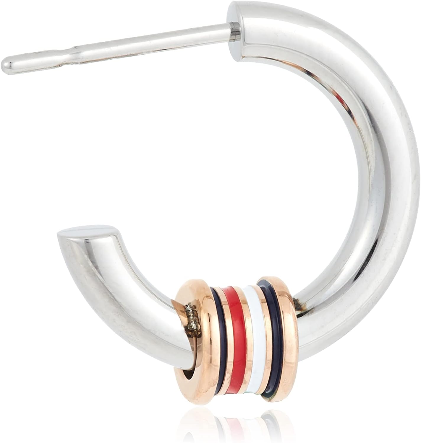 Tommy Hilfiger Jewelry Women Two Tone Stainless Steel Stud Earrings - 2780505