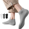 Men's Athletic Socks 100% Cotton Sports Comfort Cushion Sports Ankle Socks Comfort Fit Low-Top Sports Socks Breathable Sweat-Absorptive Women Odor-Resistant Socks