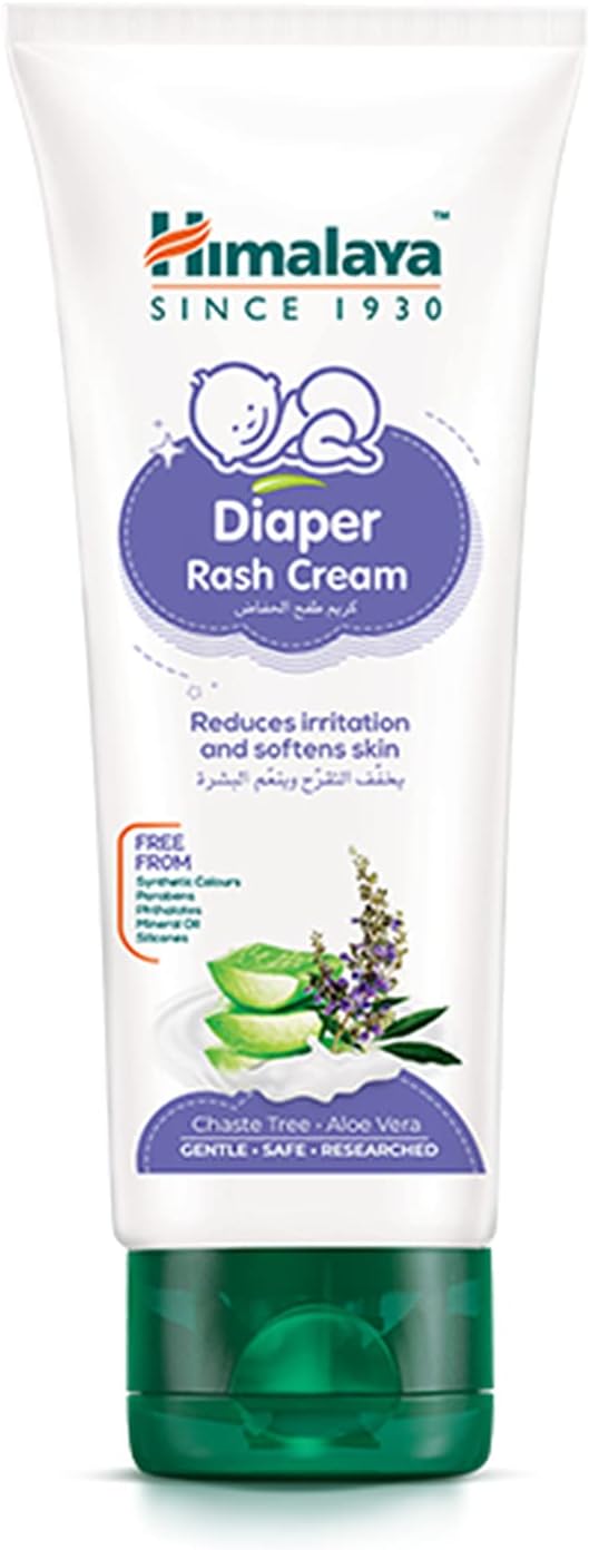 Himalaya Diaper Rash Cream Reduces Redness & Irritation Caused by Diapers |Free from Parabens -100ml