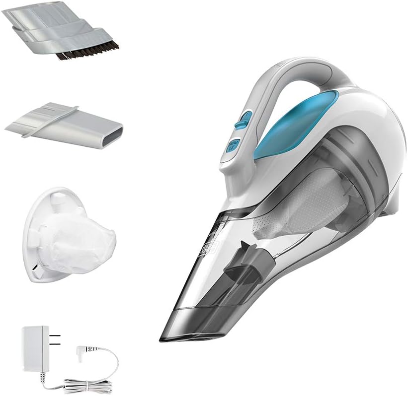 BLACK+DECKER Dusbuster Handheld Vacuum, Cordless, Flexi Blue (HHVI315JO42)