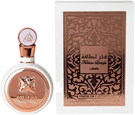Fakhar Fragrance 100 ml, Women's Eau de Parfum, Arabic Oud Oriental, Women's Fragrance, Attar Women's Halal Musk, Notes: Rose, Jasmine, Ylang Ylang, Patchouli, Vetiver from Business Square BS