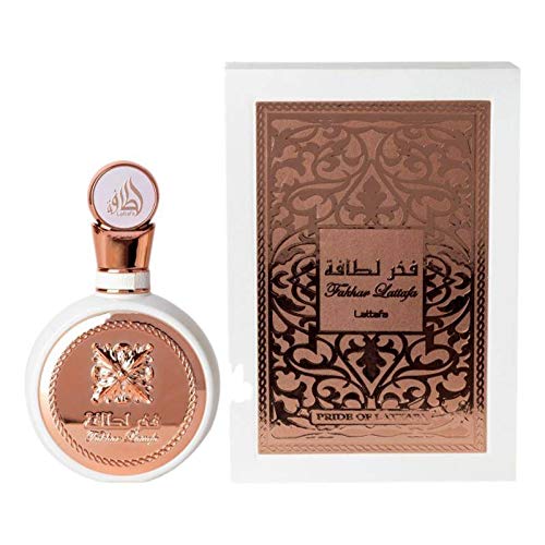 Fakhar Fragrance 100 ml, Women's Eau de Parfum, Arabic Oud Oriental, Women's Fragrance, Attar Women's Halal Musk, Notes: Rose, Jasmine, Ylang Ylang, Patchouli, Vetiver from Business Square BS