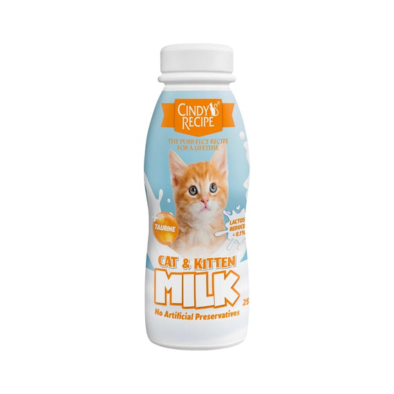 Cindy's Recipe Cat & Kitten Milk 250ml