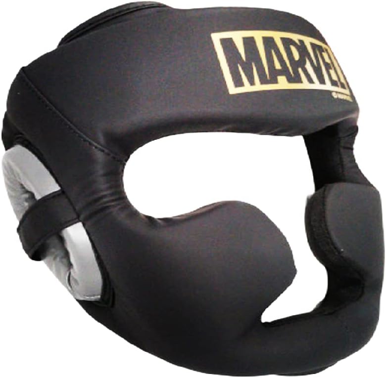 Joerex Marvel Boxing Head Guard, Full Face Protection Guard 360°, Black