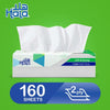 Hala 2Ply 160 Sheets Facial Tissues 50 Pieces, White