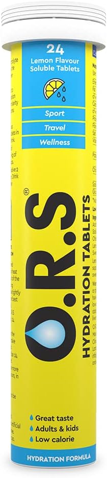 O.R.S Hydration 24-Tablets, Lemon