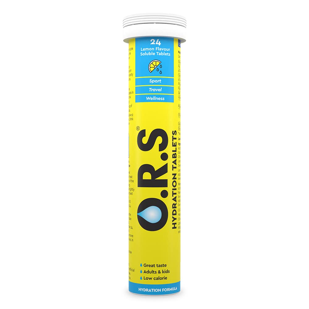 O.R.S Hydration 24-Tablets, Lemon