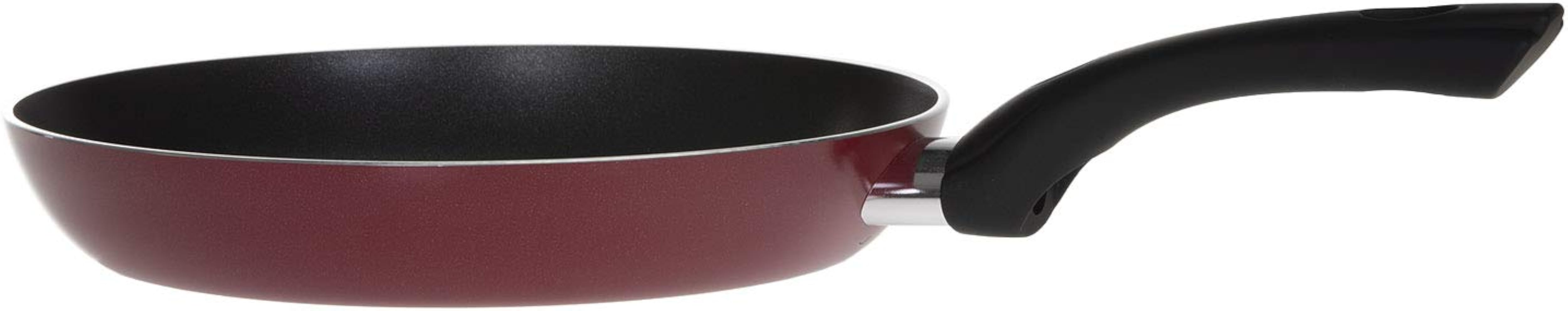 Royalford Frying Pan, 26 cm- Aluminum Non-Stick Fry Pan – Ergonomic Handle - Saute Pan/Deep Frying Pan with Glass Lid – Suitable for Multiple Hob Types - Ideal for Frying Sautéing Stir Frying