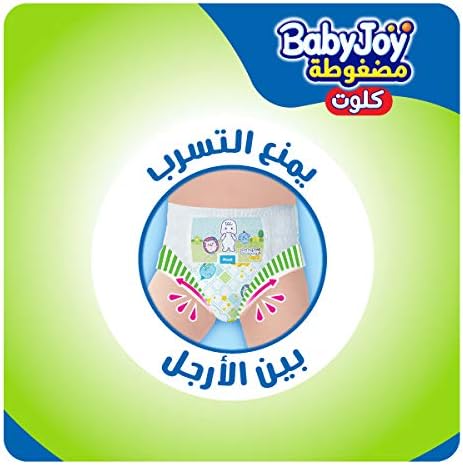 Babyjoy Culotte, Size 3, Medium, 6-12 Kg, Jumbo Box, 96 Diaper Pants