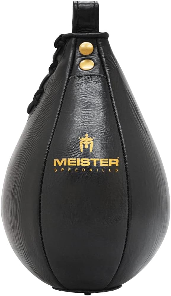 Meister SpeedKills Leather Speed Bag with Lightweight Latex Pocket