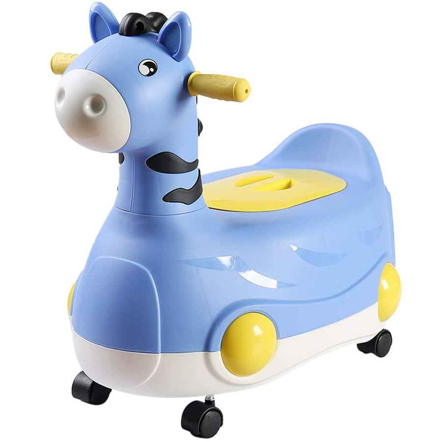 Eazy Kids Horse Potty Car - Blue