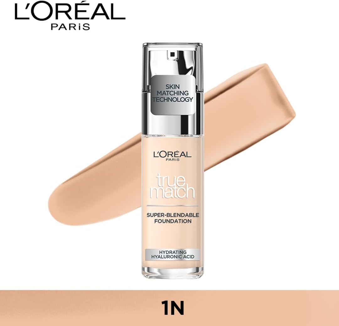 L'Oreal Paris, True Match Foundation 1N Ivory