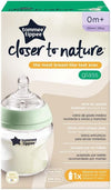 Tommee Tippee Closer to Nature Glass Feeding Bottle, 150ml x 1 -Clear