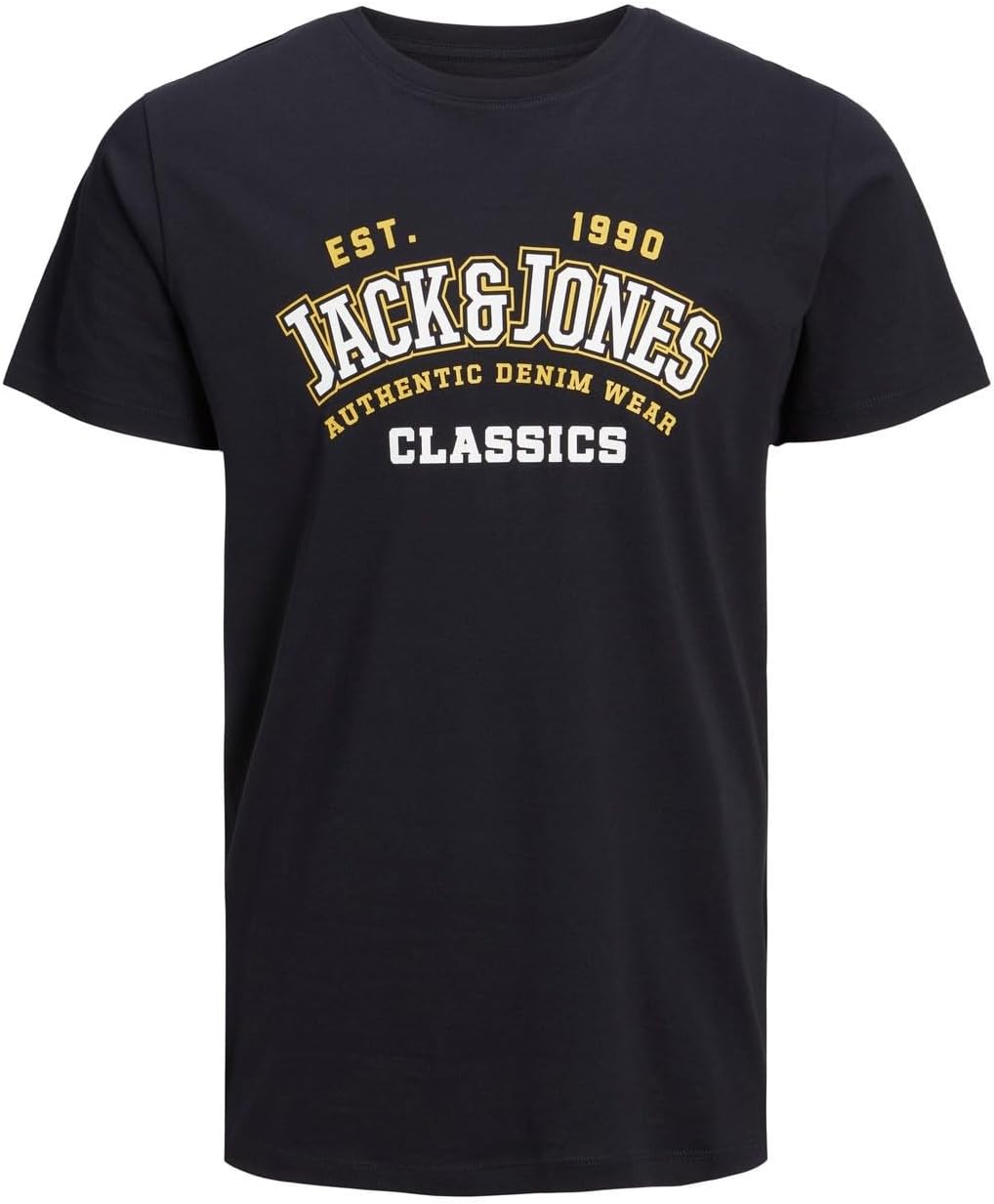 Jack & Jones mens JJELOGO TEE SS O-NECK 2 COL AW23 SN T-Shirt