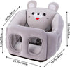Baby Sofa Booster Chair Soft Plush Cartoon Animal Chair Baby Chair Learning to Sit Comfortable Plush Infant Seats 1ST