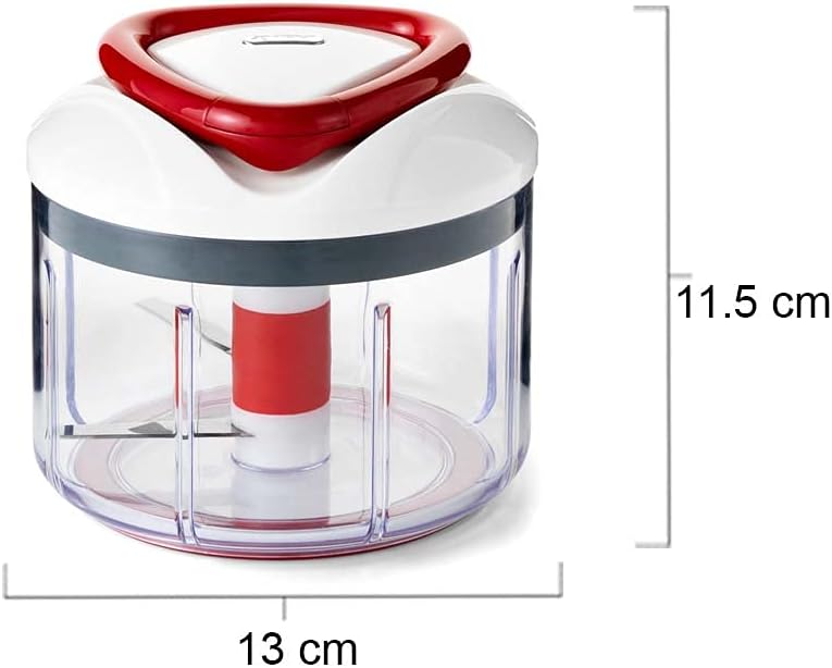 Zyliss Easy Pull Food Chopper And Manual Food Processor - Vegetable Slicer And Dicer - Hand Held