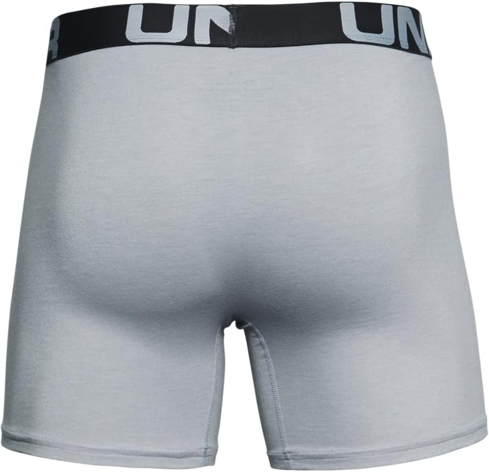 Under Armour Men's Charged Cotton 6-inch Boxerjock 3-Pack