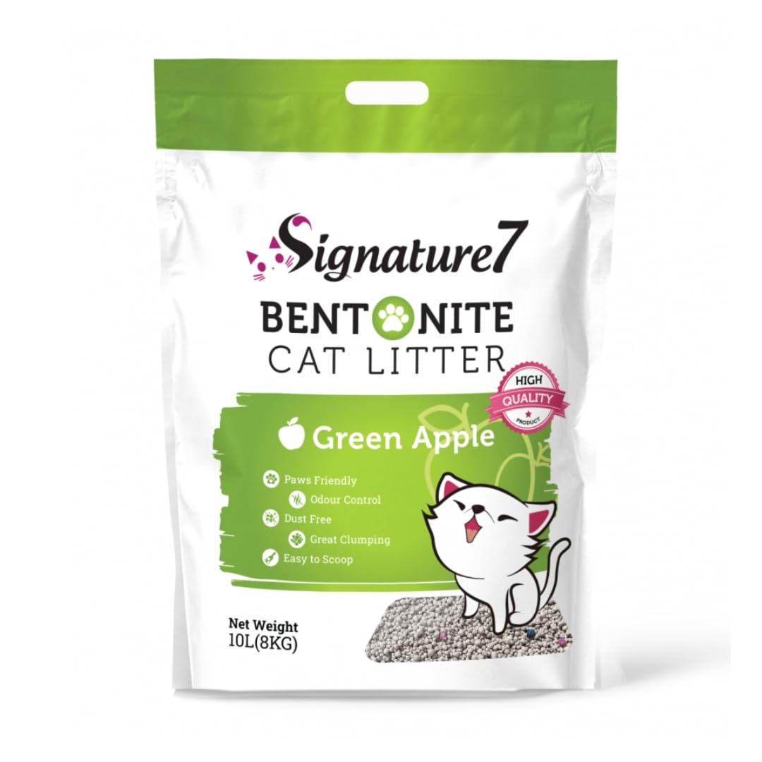 S7 Bentonite Cat Litter Green Apple 10L