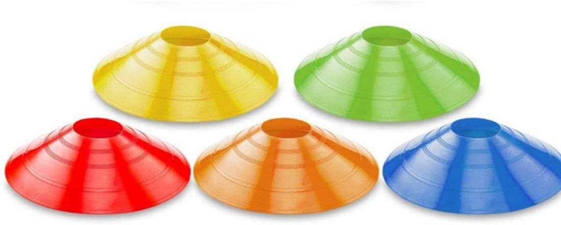 Sport Soccer Disc CONEs Sets 50-Pack Agility Disc CONEs Perfect for Soccer, Football, Basketball,Footwork