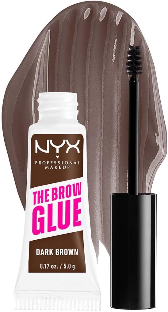 NYX PROFESSIONAL MAKEUP | THE BROW GLUE INSTANT BROW STYLER - DARK BROWN