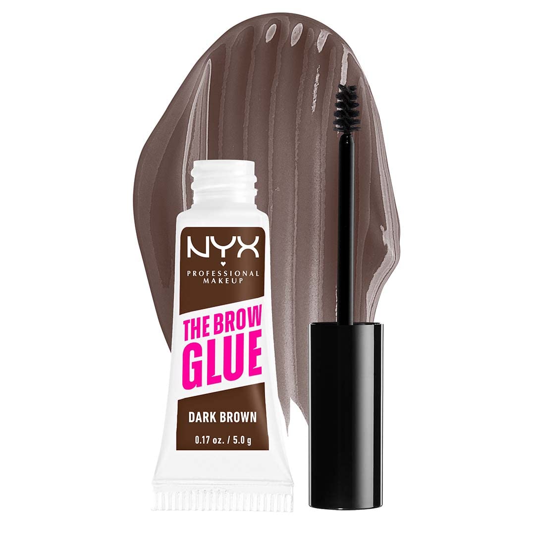 NYX PROFESSIONAL MAKEUP | THE BROW GLUE INSTANT BROW STYLER - DARK BROWN