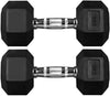 Marshal Fitness Rubber Dumbbell Set of 2 for Sports and Exercise at Home and GYM-2 kgs