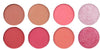 Revolution Makeup Makup Ultra Blush Palette Sugar & Spice, Multicolored Pink