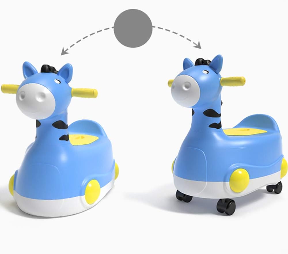 Eazy Kids Horse Potty Car - Blue