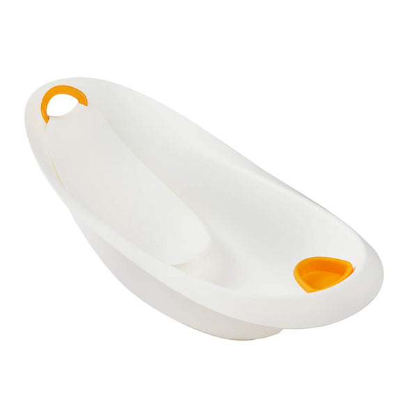 Keeeper Disney--Baby Bath With Soft Handle, Plug And Bath Chair- WTP White