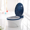 Eazy Kids - Potty Training Seat | Toddler Boy Girl Potty Seat | Pee Guard | Removable Bowl | Suction Bottom | Urinal | 1-8Years | Blue