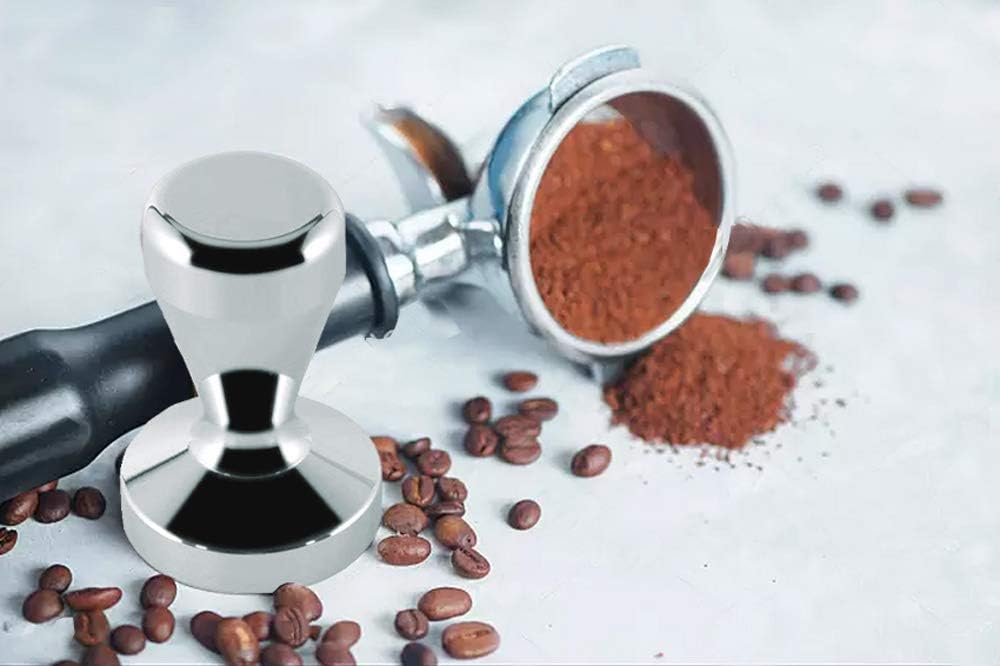 Coffee Bean Press Coffee Tamper Stainless Steel Barista Espresso Tamper 51mm BaseKitchen Accessories