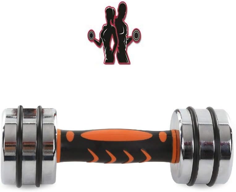 Hirmoz Dumbbell 8.Kg By Iron Master, Home Fitness Dumbbell For Whole Body Workout Home Gym (Single)