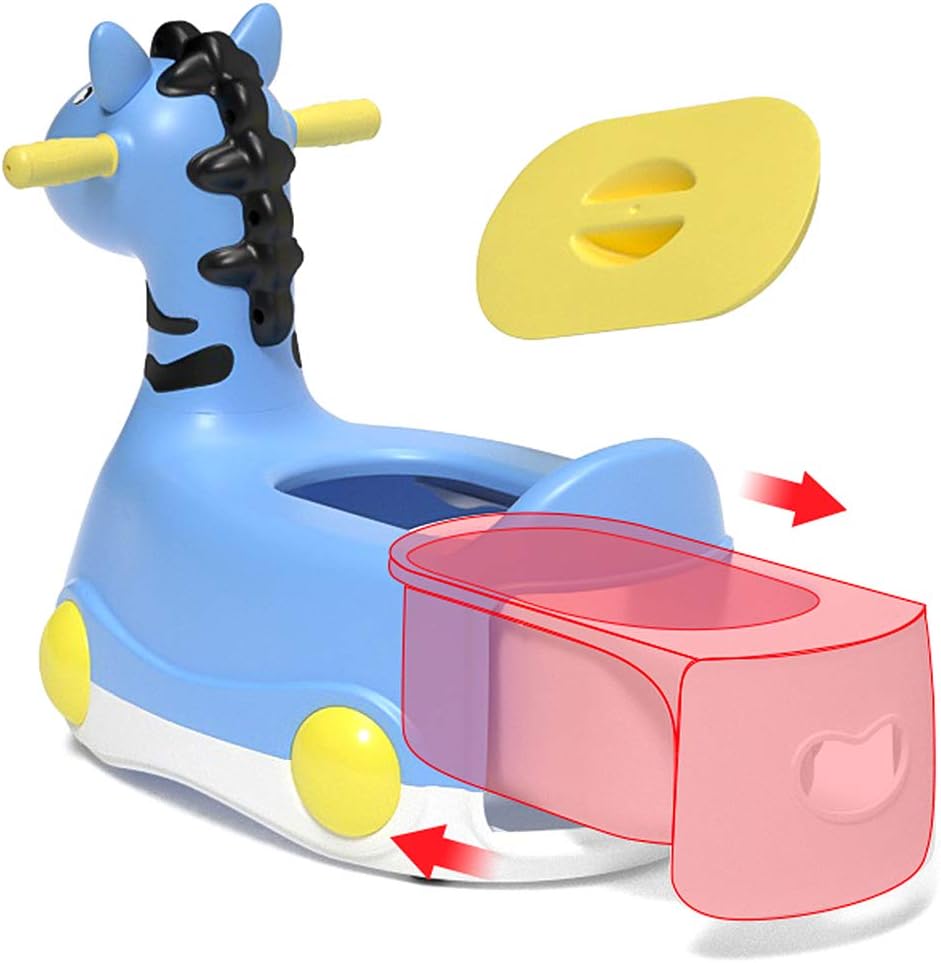 Eazy Kids Horse Potty Car - Blue