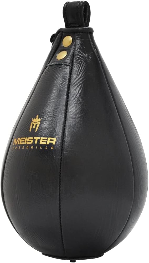 Meister SpeedKills Leather Speed Bag with Lightweight Latex Pocket