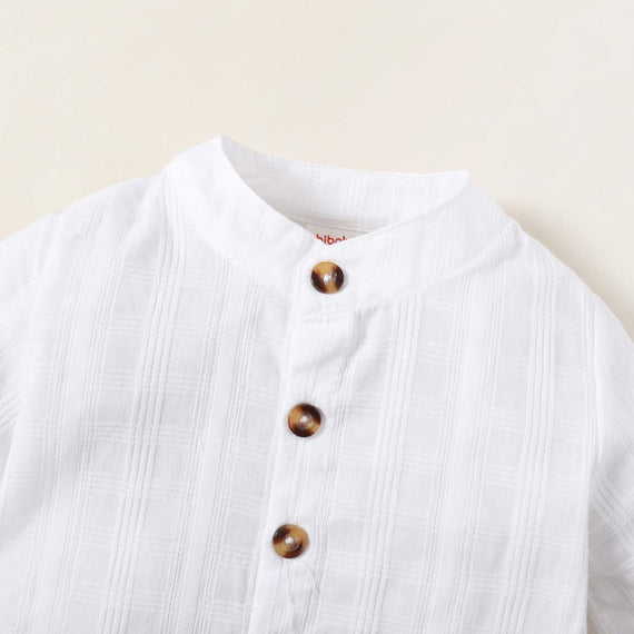 Boolygo Toddler Baby Boy Clothes Cotton Linen Short Sleeve Button Down Shirt Shorts Set 2Pcs Summer Outfits