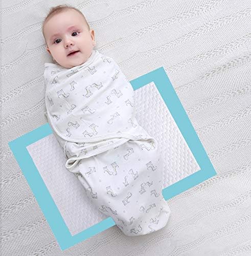 Baby Disposable Changing Pad, 100 Count Thicken and High Absorb Incontinence Changing Pad with Breathable, Waterproof, Soft Non-Woven Fabric, Underpad 13X18 inch- Extra Thick