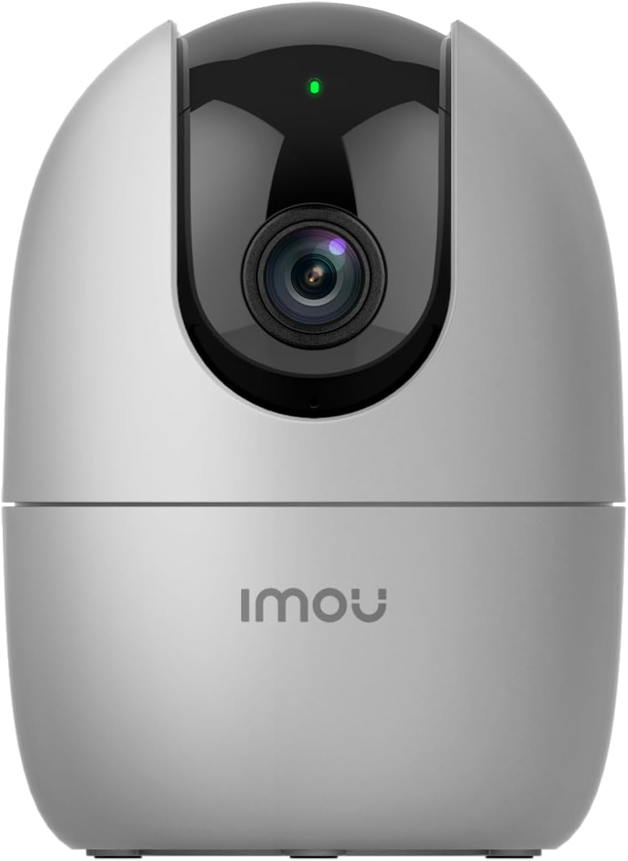Imou 1080P Indoor Security Camera, 2MP 360° WiFi Camera with Human Detection, Motion Tracking, 2-Way Audio, IR Night Vision, Privacy Mode, Local & Cloud Storage, Ethernet Port, Gray
