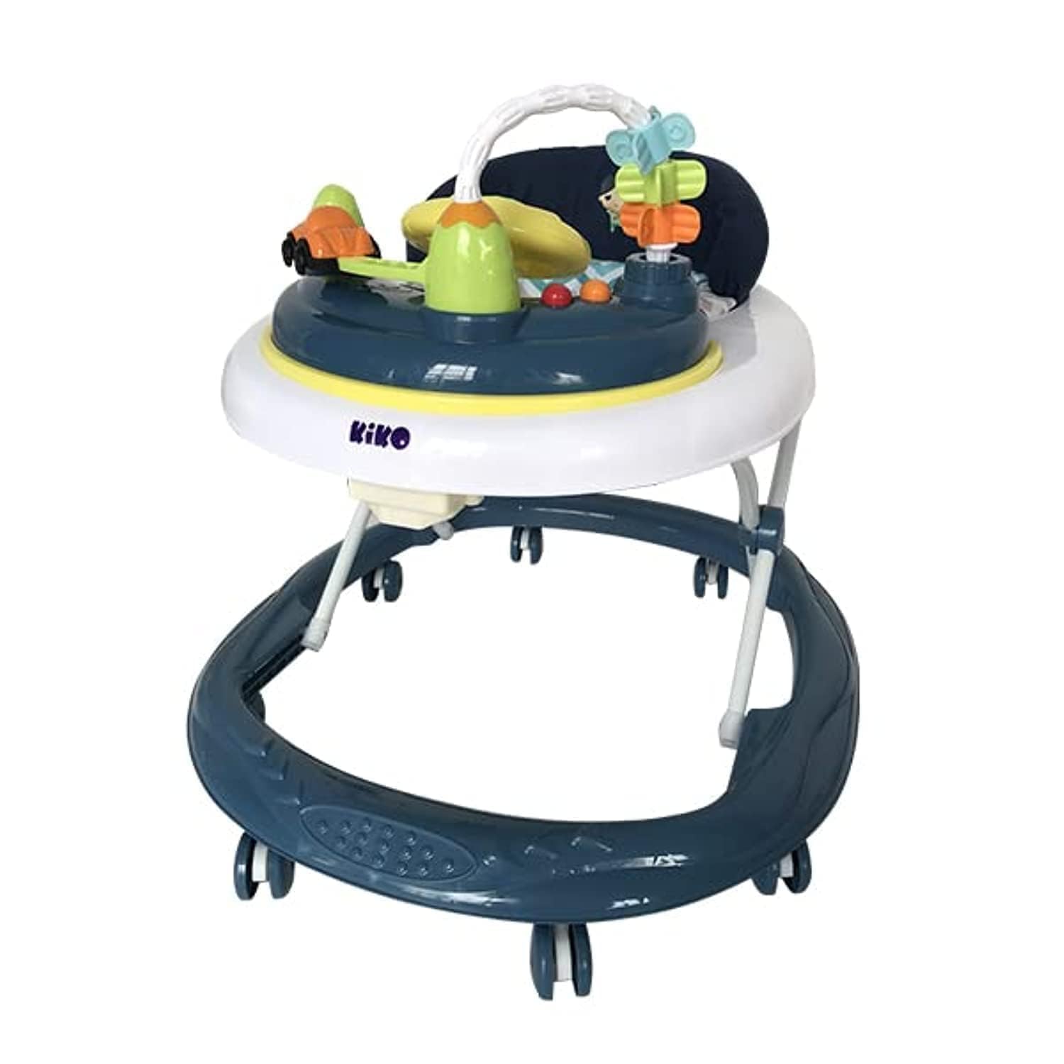 KiKo 23-3091-Blue Baby Walker with Toys, Blue