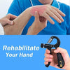 SUCITY 5 Pack Hand Grip Strengthener Trainer Kit - Hand Strengthener & Grip Strength Kit - Forearm Grip Adjustable Resistance - Finger Stretcher, Hand Gripper, Finger Exerciser for Men/Women